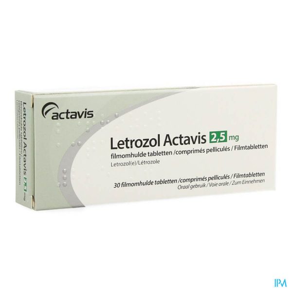 Actavis Letrozol 2,5 mg 30 comprimidos