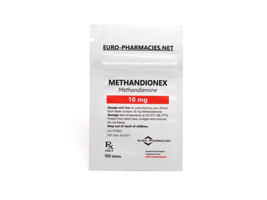 Methandionex 10 (Dianabol) – 10 mg/tab. – 100 tab./sáček – Euro Pharmacies – USA domácí