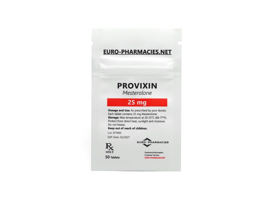 Provixin ( Proviron ) - 25mg/scheda, 50 pillole/sacchetto - Euro Farmacie