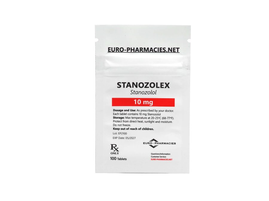 Stanozolex 10 (Winstrol) - 10mg/tab -100 zakładka/worek - Euro Pharmacies - USA Krajowy