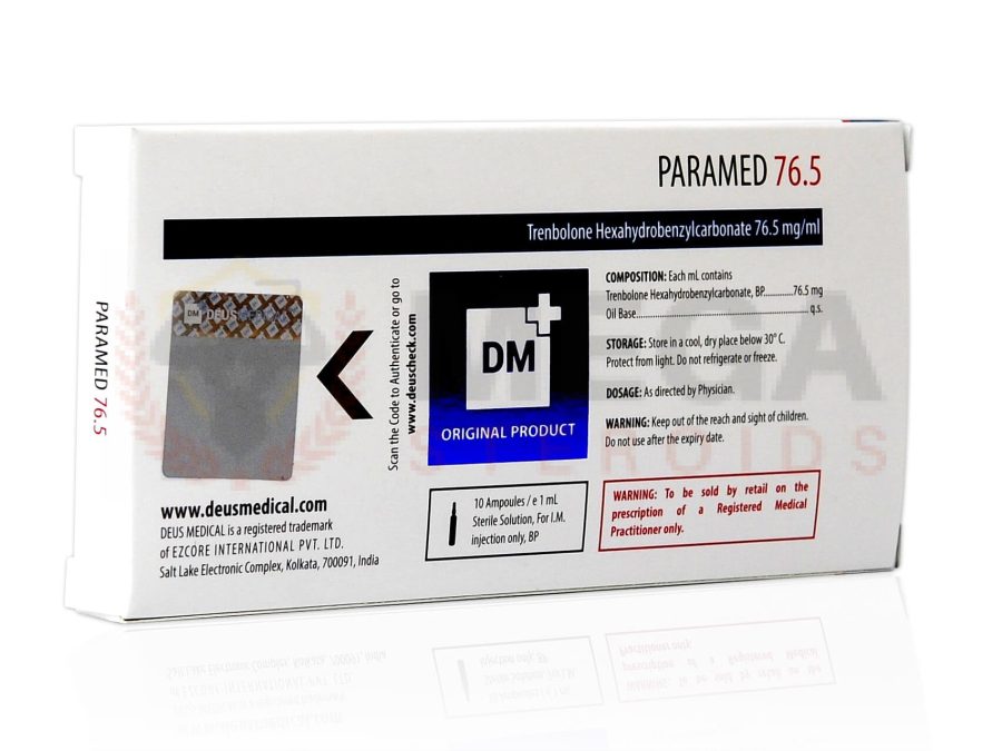 PARAMED 76.5 (Trenbolone H) - 10amps of 1ml - DEUS-MEDICAL - Imagen 4