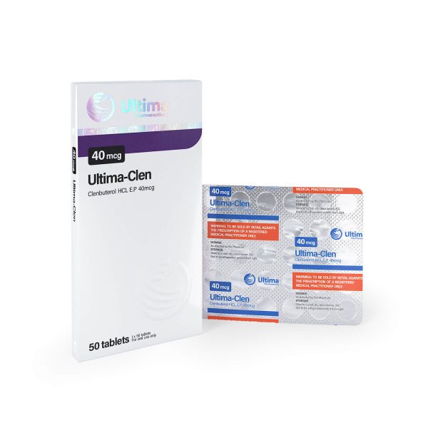 ultima clen 50 comprimidos x 40 mcg