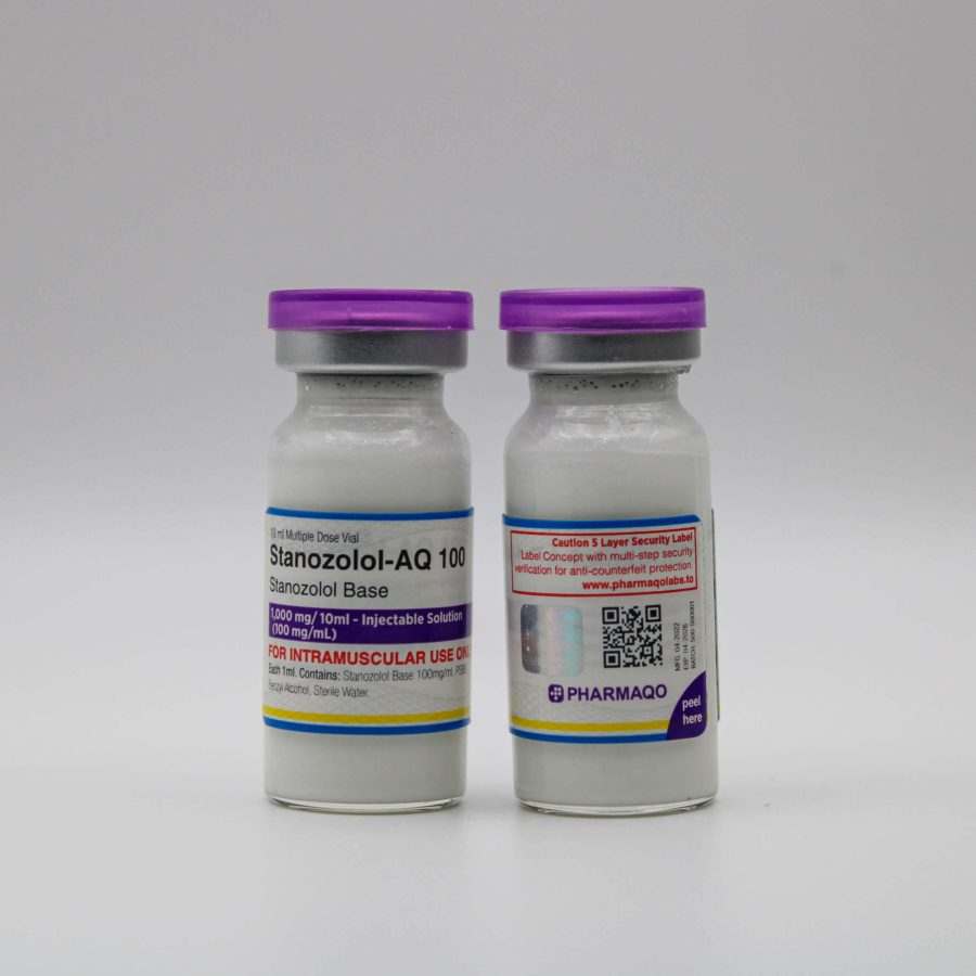 Stanozolol-AQ - Stanozolol 100mg/ml - 10ml vial - Pharmaqo Labs - immagine 2