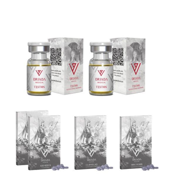Opakowanie masowe 8 tygodni Testosteron enantat Driada