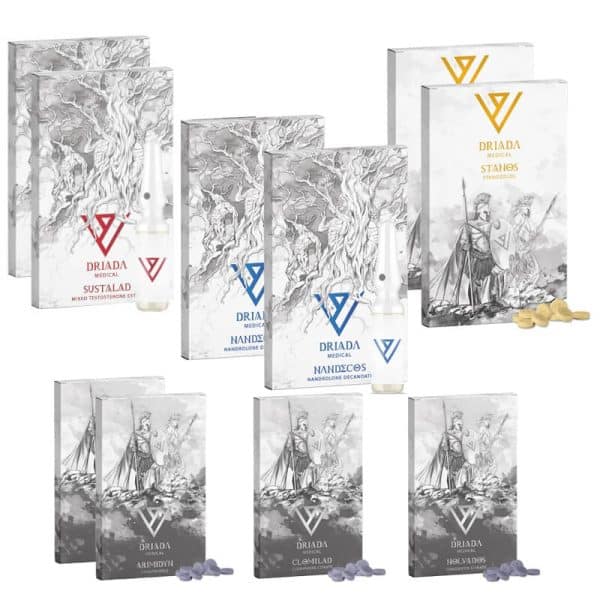 Pacchetto per la massa magra ORAL INJECT 8 settimane (Sustanon Deca Winstrol) Driada Medical