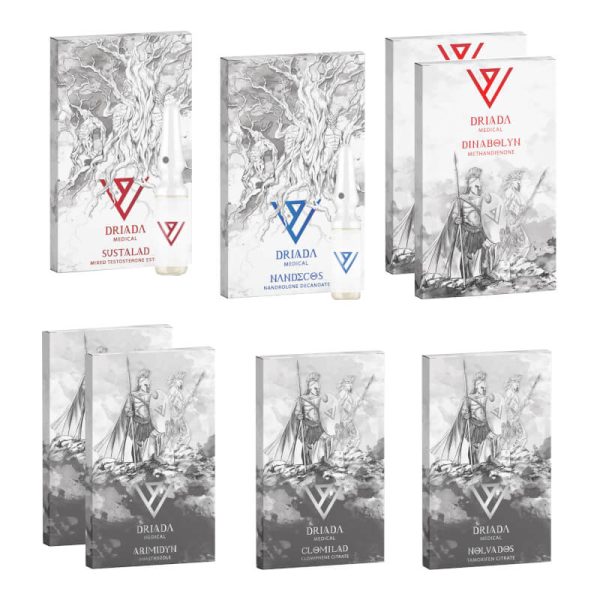 Pacchetto Prize de Masse DRIADA MEDICAL Sustanon Deca Dianabol 8 settimane