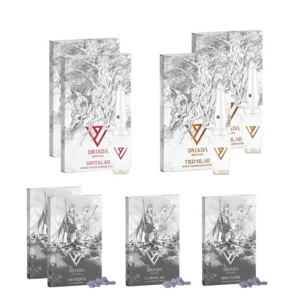 Pack massa magra avanzato 10 settimane (Sustanon Tri Tren) Driada Medical