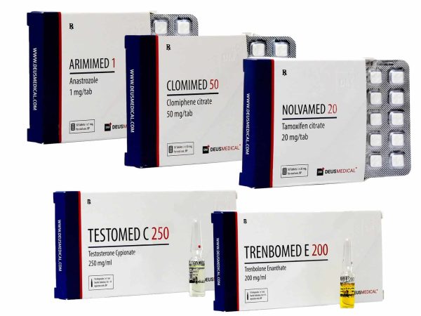 lean mass gain pack INJECT TESTOSTERONE CYPIONATE TRENBOLONE ENANTHATE PCT 10 weeks Deus Medical