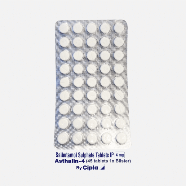 Salbutamolo 4mg (Asthalin 4) (45 compresse - 1 Blister) - Driada Medical